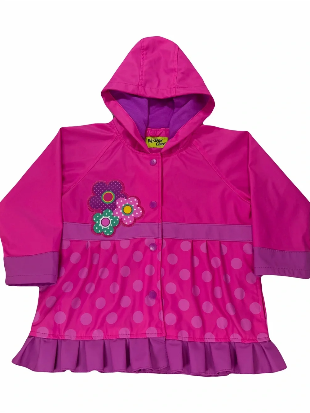 Western Chief Flower Cutie Rain Coat Size 4T Girls'